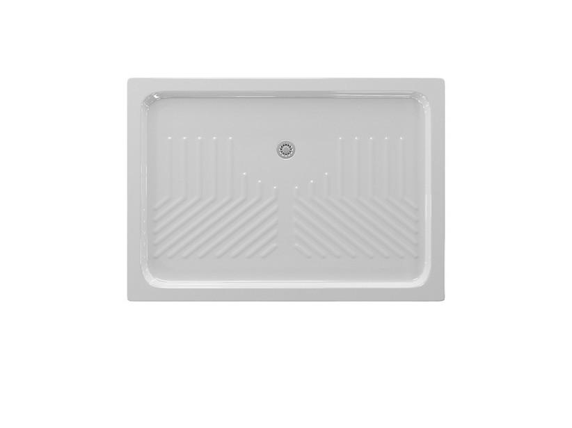 Duschwanne Dai 100X70 H10 cm Keramik weiß | IperCeramica