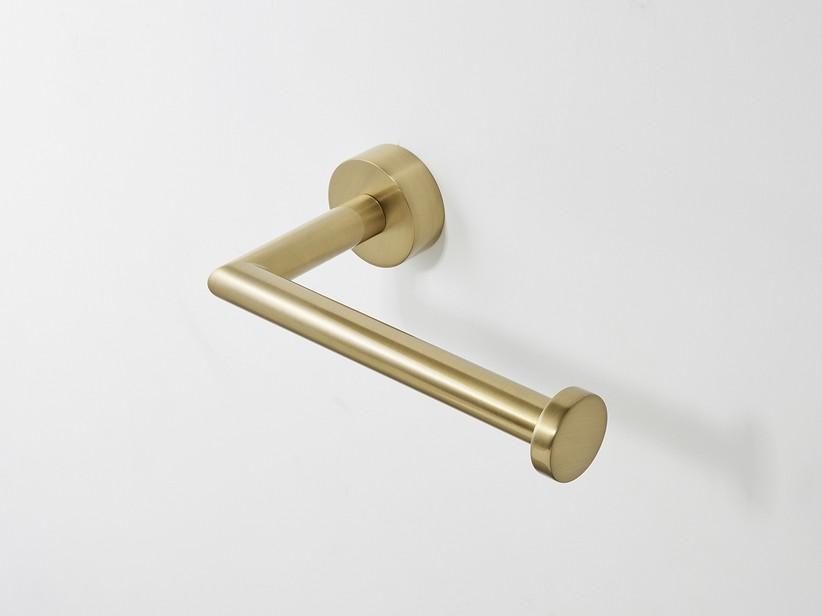 Toilettenpapierhalter METRO' satiniertes Gold | IperCeramica