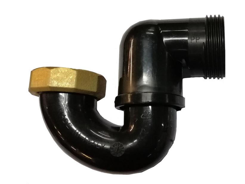 GELENK-SIPHON BADEWANNE 1' 1/2X40 INNENGEWINDE UNIVERSAL | IperCeramica