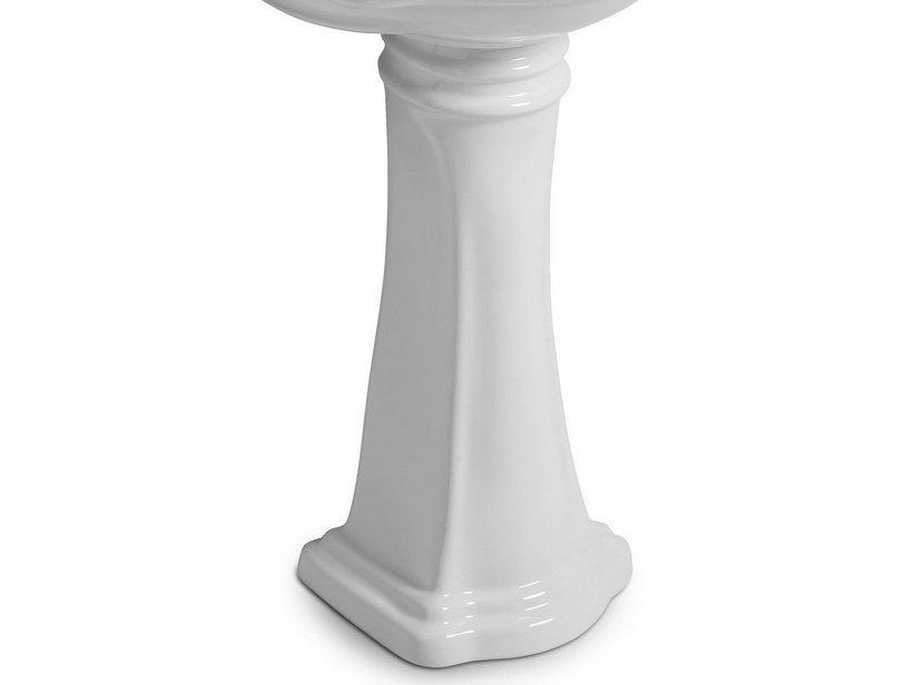 SÄULE FÜR WASCHTISCH RETRO' WEISS GLÄNZEND | IperCeramica