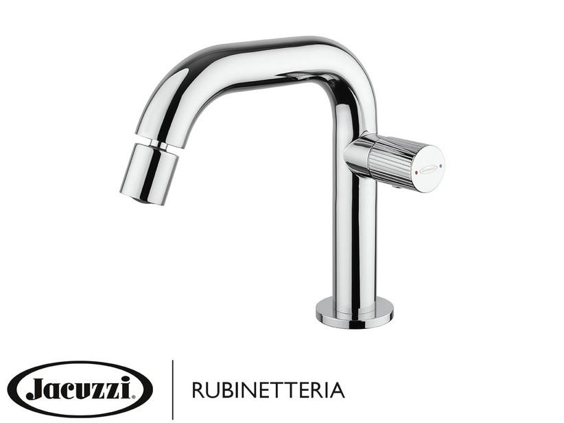 Mischer für Bidet Jacuzzi® Giulia aus Edelstahl mit Ablaufgarnitur Chrom | IperCeramica