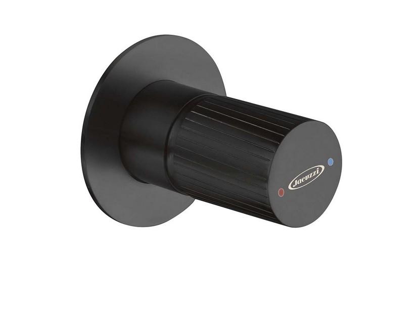 Mischer Wandmischer für Dusche Jacuzzi Giulia Edelstahl Mattschwarz | IperCeramica