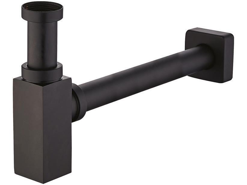 SIPHON FÜR WASCHBECKEN QUADRATISCH SCHWARZ MATT | IperCeramica