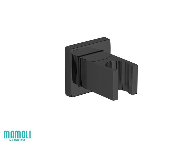 Duschhalterung Feel Fest an der Wand Schwarz Matt | IperCeramica