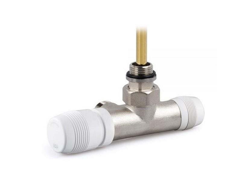 Ein-/Zweirohrventil Freestyle mit vertikalem Anschluss abgewinkelt links | IperCeramica