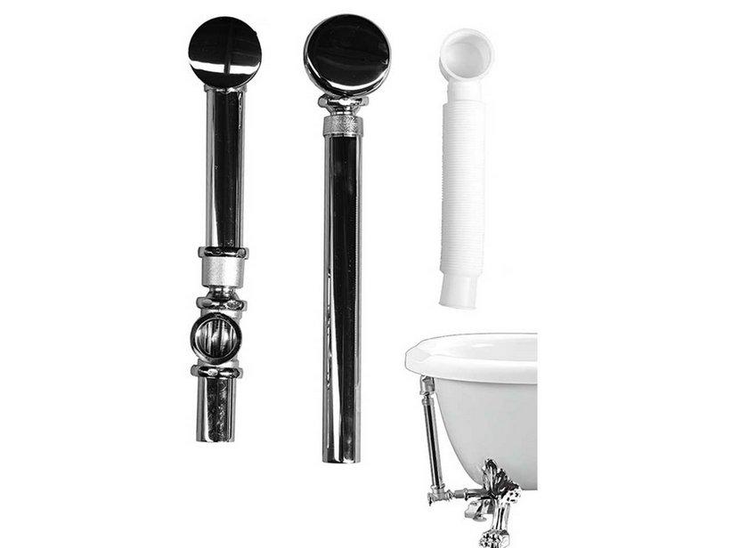 ABFLUSS+ÜBERLAUF+ANSCHLUSSROHR FÜR BADEWANNEN RETRO' | IperCeramica