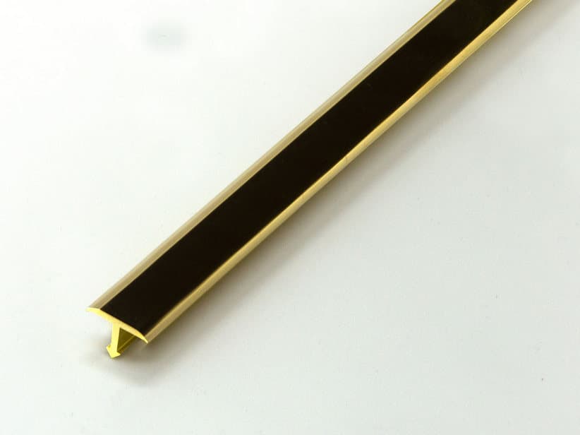 Trenn-und Abdeckprofil Global Cover Messing poliert 14X9 2,70m | IperCeramica