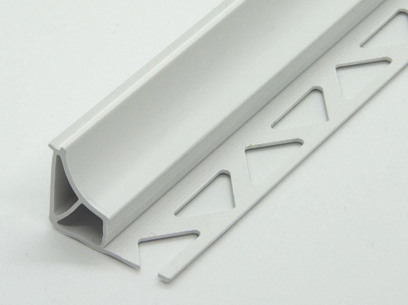 Eckprofil Innen Global Cove Mb PVC Weiß Höhe 8mm Länge 2,50m | IperCeramica