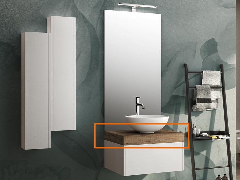 KONSOLE FÜR AUFSATZWASCHBECKEN TOPSY TOP 60x48xH8 cm SHERWOOD | IperCeramica