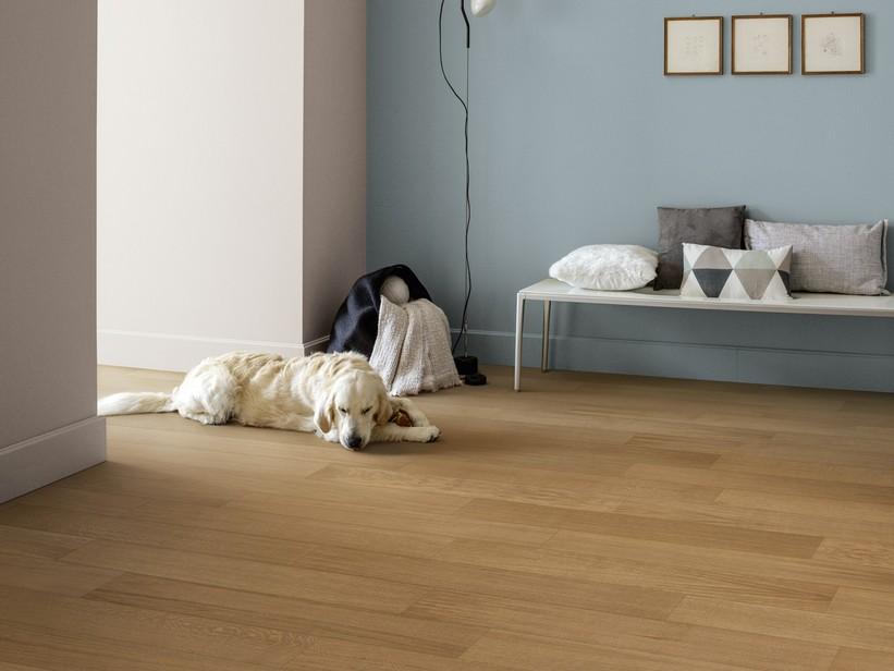 Parkett Eichenholz Natural mit Korkbasis - Greenhome Cognac | IperCeramica