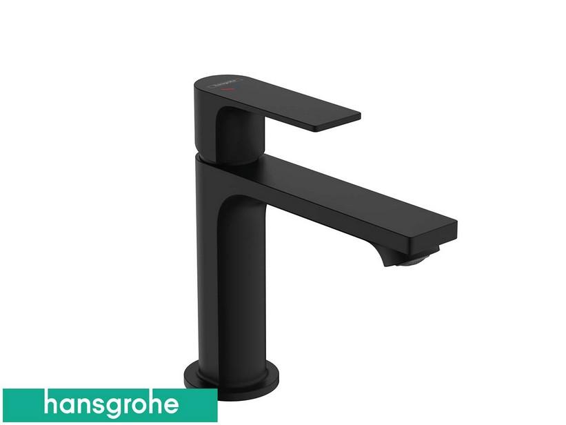 Einhebel-Waschtischarmatur Hansgrohe® Rebris E 110 Schwarz matt | IperCeramica