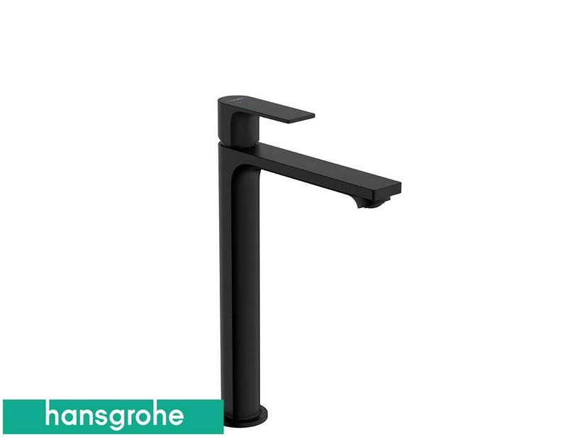 Einhebel-Waschtischarmatur Hansgrohe® Rebris E 240 Schwarz matt | IperCeramica