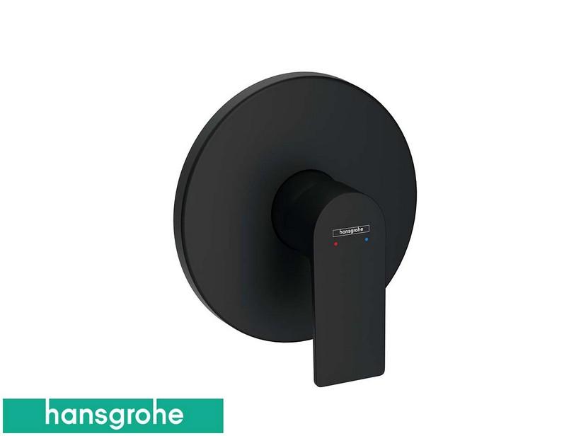 Unterputz-Einhebelarmatur für die Dusche Hansgrohe® Rebris E Schwarz Matt | IperCeramica