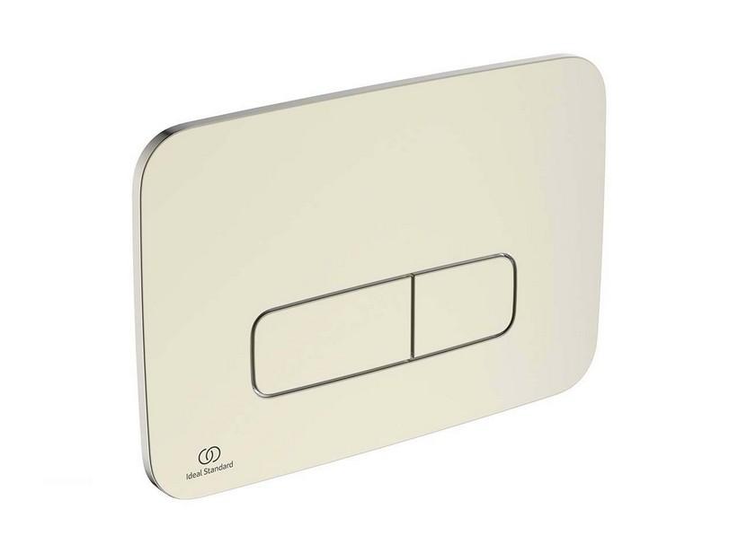 WC-Betätigungsplatte Ideal Standard Oleas mit M3-Betätigung Silber Satiniert | IperCeramica