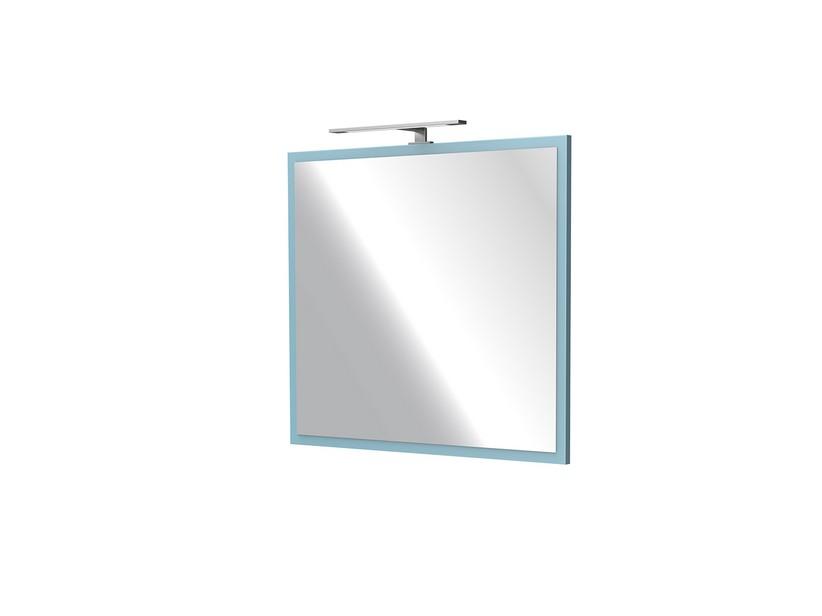 CAMPIGLIO Spiegel 80xH70 cm mit matt blauem Rahmen | IperCeramica