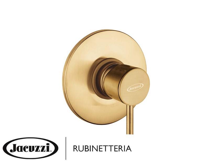 Einbau-Duscharmatur Jacuzzi® Noemi aus Messing - Ausführung PVD Gold gebürstet | IperCeramica