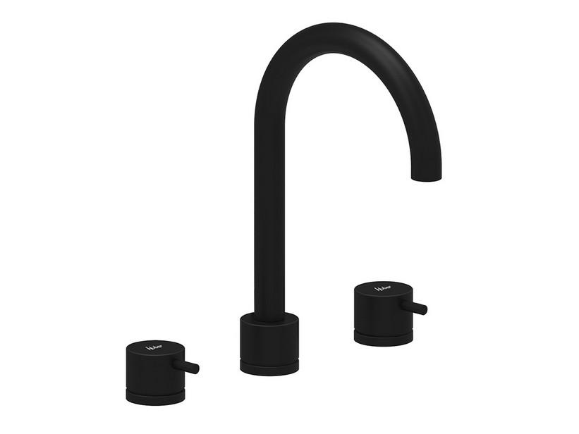 Waschtischarmatur Bora 3 Löcher Schwarz matt | IperCeramica