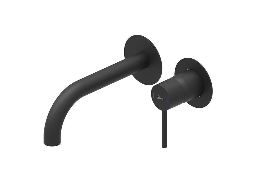 Einhebel-Waschtischarmatur Bora Einbau mit Easy-Box Schwarz matt | IperCeramica