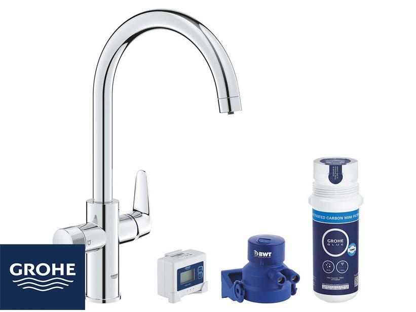 Küchenarmatur Grohe® Blue Pure StartCurve mit Filterfunktion | IperCeramica