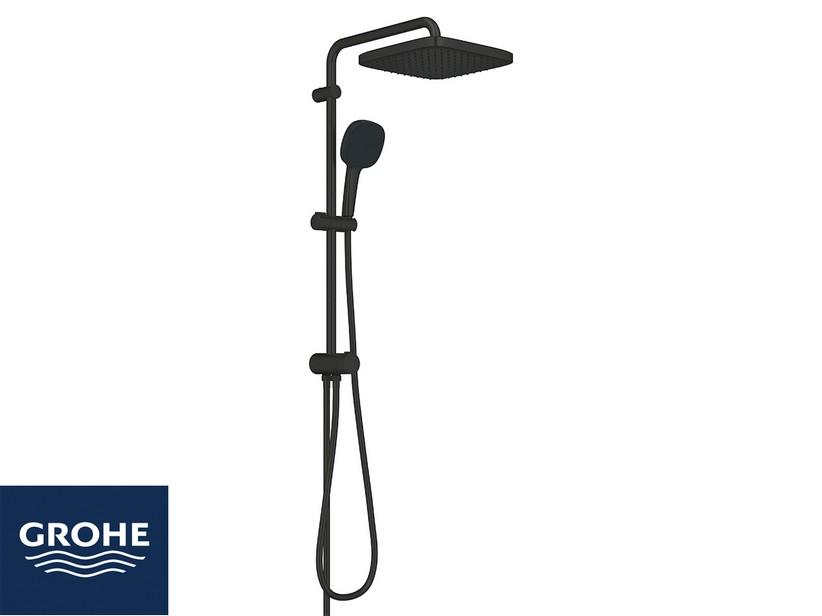 Grohe® Vitalio Start Cube 250 Duschsäule mit Handbrause 110 Mattschwarz | IperCeramica