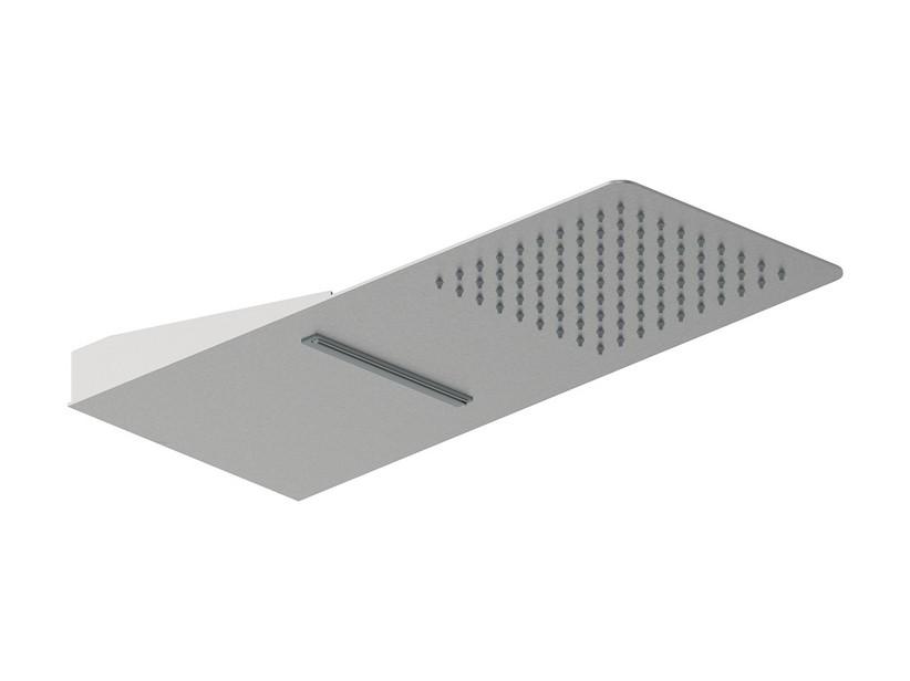 Kopfbrause Design mit Kascade Soulinox aus gebürstetem Edelstahl | IperCeramica