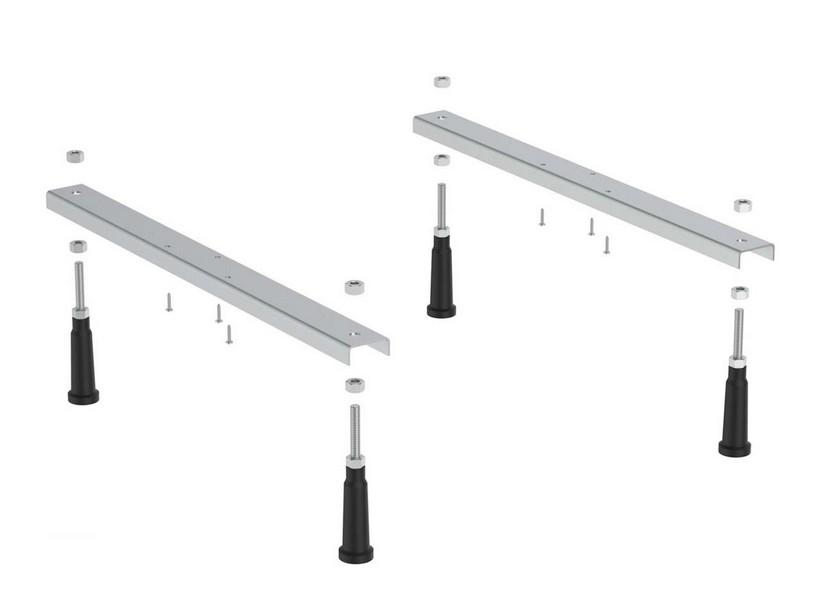 Füße Set für Badewanne Ideal Standard i.Life Ausführung Schwarz matt | IperCeramica