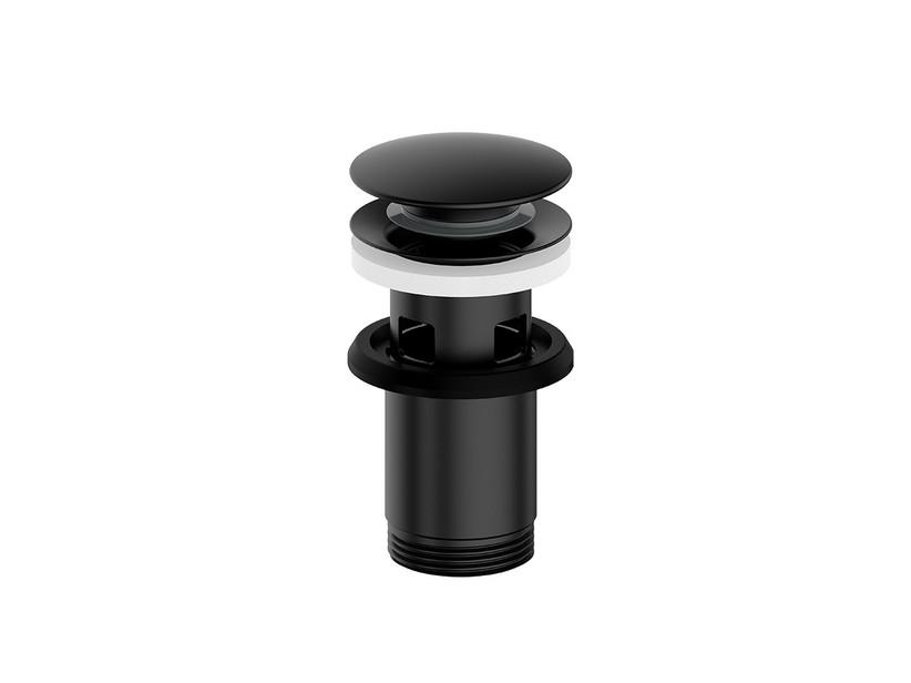 Ablaufgarnitur universal Spring Edelstahl 304 Schwarz matt | IperCeramica