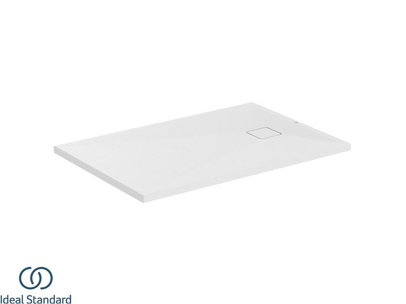 Duschwanne Ideal Standard® ULTRA FLAT EVO 120x80 H3,5 cm aus mattem, seidenweißem Harz | IperCeramica