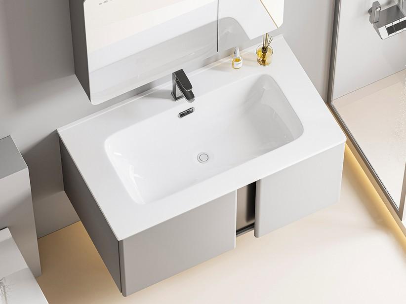 Plano Unitop Waschbecken 91x50 cm Keramik Weiss glänzend | IperCeramica