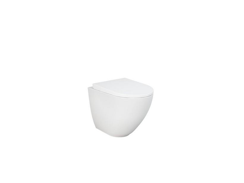 Stand-WC Dakar 52 cm spülrandlos wandbündig Weiß glänzend | IperCeramica