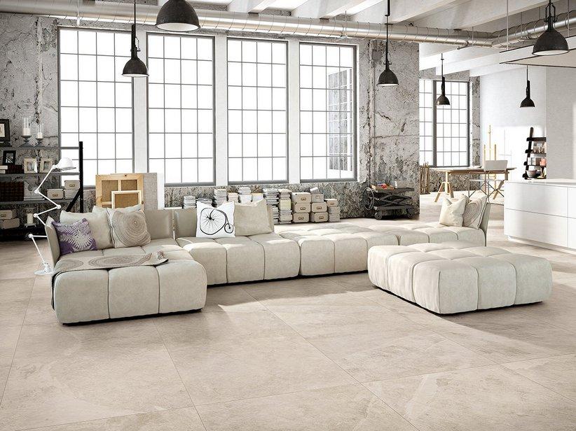 Fliese Absolute White 75X150 Feinsteinzeug Schieferoptik Weiss | IperCeramica