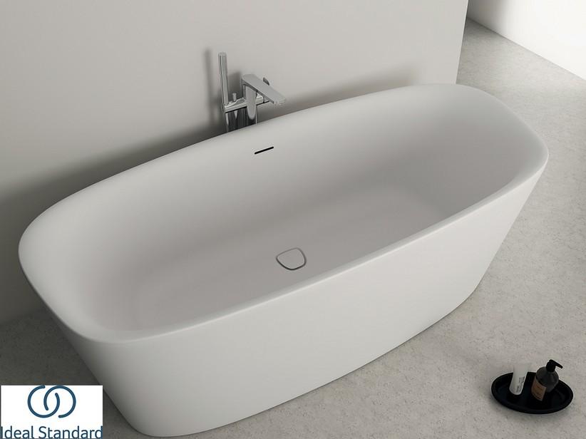 Freistehende Badewanne Ideal Standard® Atelier Dea 180x80 cm Seidenweiß Matt | IperCeramica
