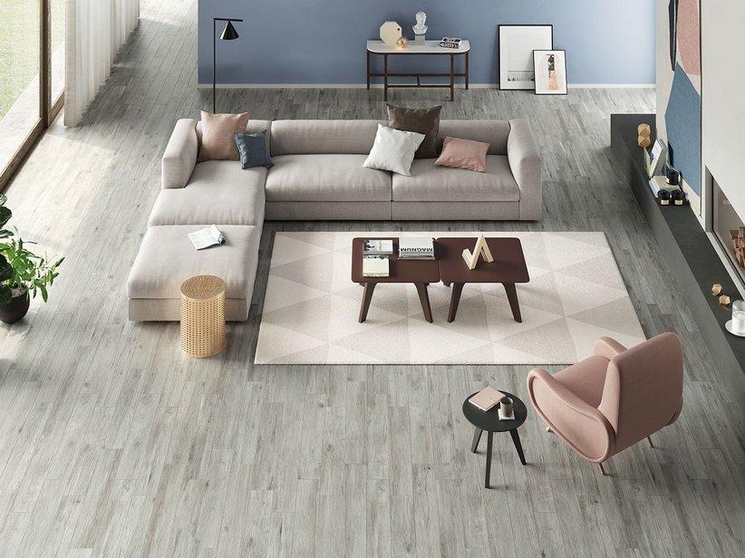 Fliese Barrique Smoke 15X90 Feinsteinzeug Holzoptik Grau | IperCeramica