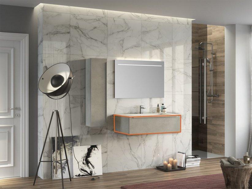 TRENDY WASCHBECKENUNTERBAU cm 90x51xHÖHE 25 ZEMENT | IperCeramica