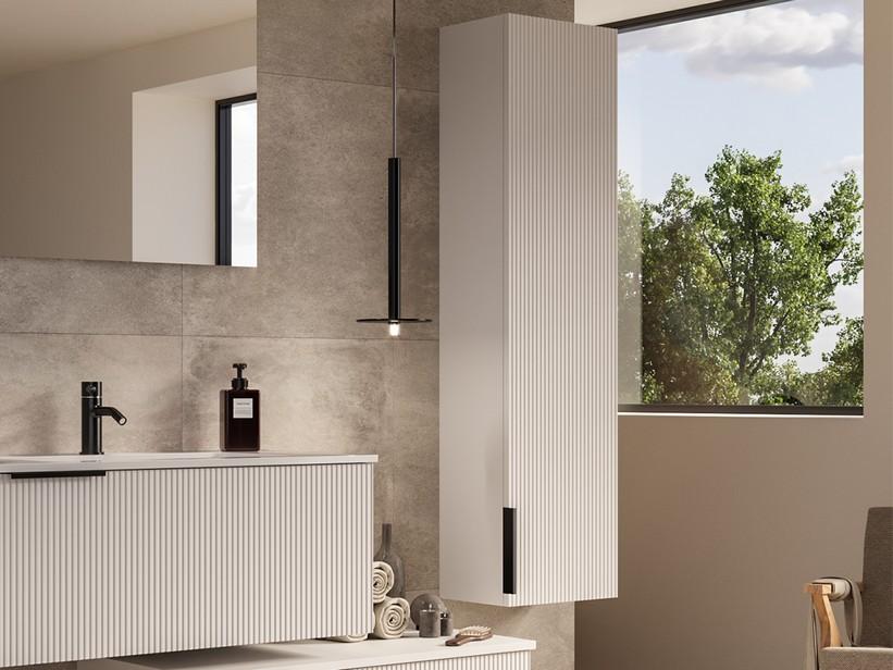 Avivo Hochschrank 36x25xH138 Weiß matt | IperCeramica