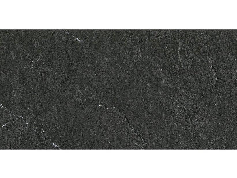 Fliese Blackstone 30X60 Feinsteinzeug Lavagna-Steinoptik Schwarz | IperCeramica