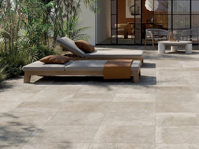 Fliese Borgogna Ivory 40,6x60,8 Feinsteinzeug Steinoptik Beige | IperCeramica