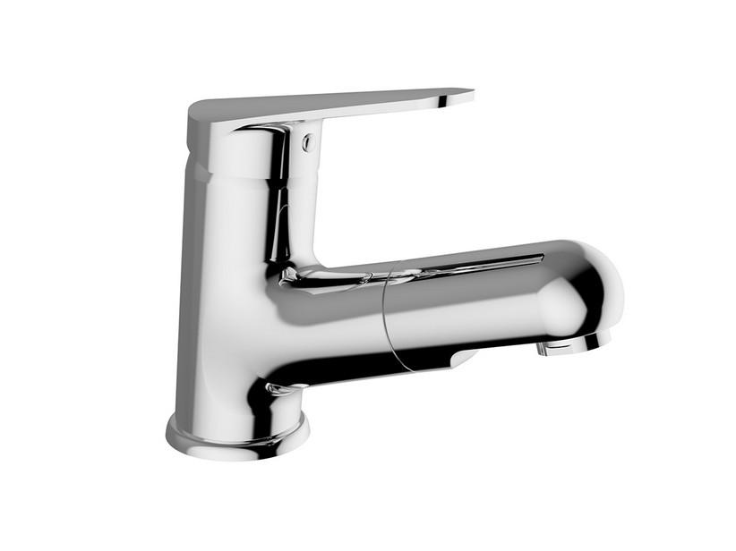 Einhebel-Waschtischarmatur Boston mit herausziehbarer Handbrause Chrom | IperCeramica