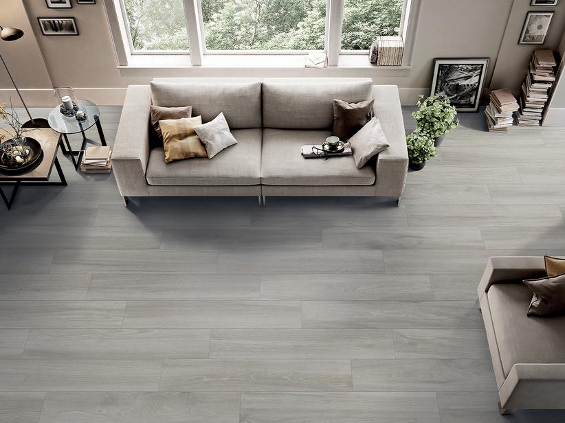 Fliese Bridge Greige 20X120 Feinsteinzeug Holzoptik Grau Taubengrau | IperCeramica