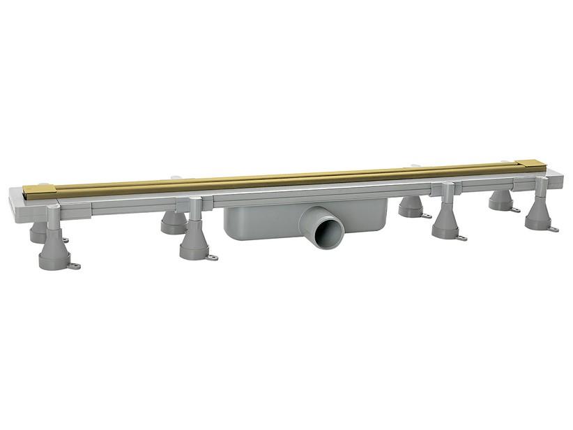 Duschrinne Cut zum Zuschneiden 430-800 mm Gold | IperCeramica