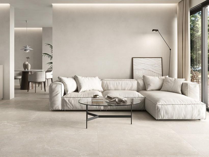 Fliese Chambord Beige 60x120 Feinsteinzeug Steinoptik Elfenbein | IperCeramica