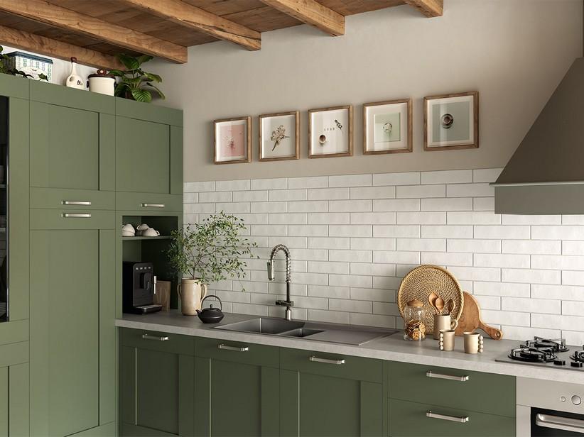 Fliese Chelsea Chalk 7,5x30 Ziegeloptik matt Weiß | IperCeramica