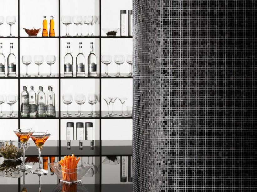 Glasmosaik C45 Classic Black Schwarz | IperCeramica
