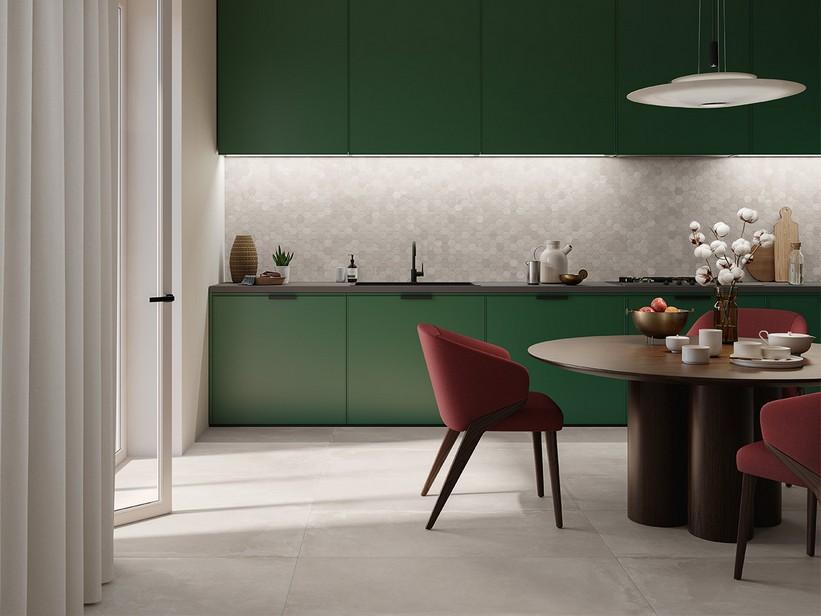 Fliese Concept Warm Grey 60x120 Feinsteinzeug Zementoptik Grau | IperCeramica