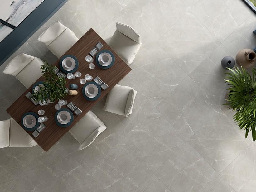 Fliese Elegance Pulpis 90x90 Feinsteinzeug Marmoroptik Weiß 3D | IperCeramica