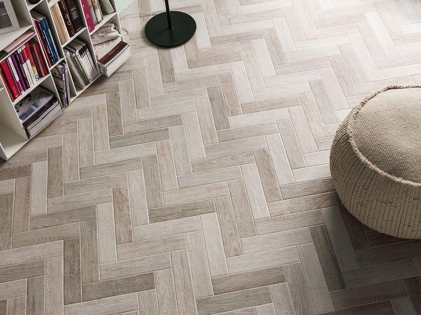 Fliese Faubourg Blanc 7X28 Feinsteinzeug Natur Holzoptik Weiss | IperCeramica