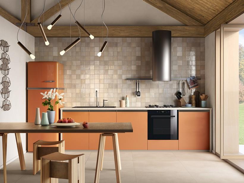 Fliese Fez Argilla 10x10 Zellige Optik glänzend Beige | IperCeramica