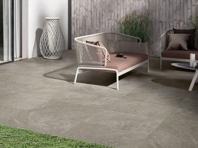 Fliese Galway Grey 30,8x61,5 Feinsteinzeug Steinoptik Grau | IperCeramica