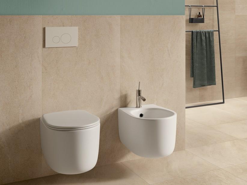 Fliese Geology Beige 60x120 Feinsteinzeug durchgefärbt Steinoptik Beige | IperCeramica
