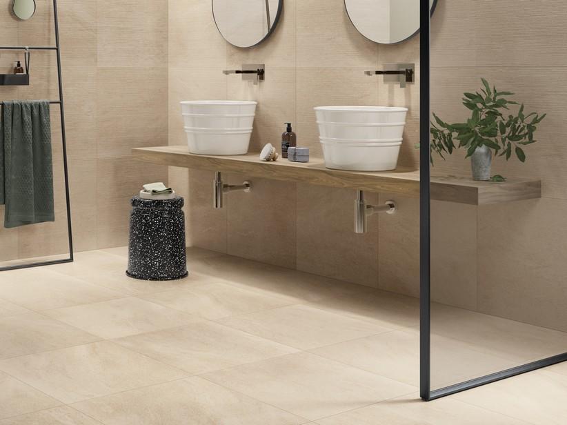 Fliese Geology Beige 60x60 Feinsteinzeug durchgefärbt Steinoptik Beige | IperCeramica